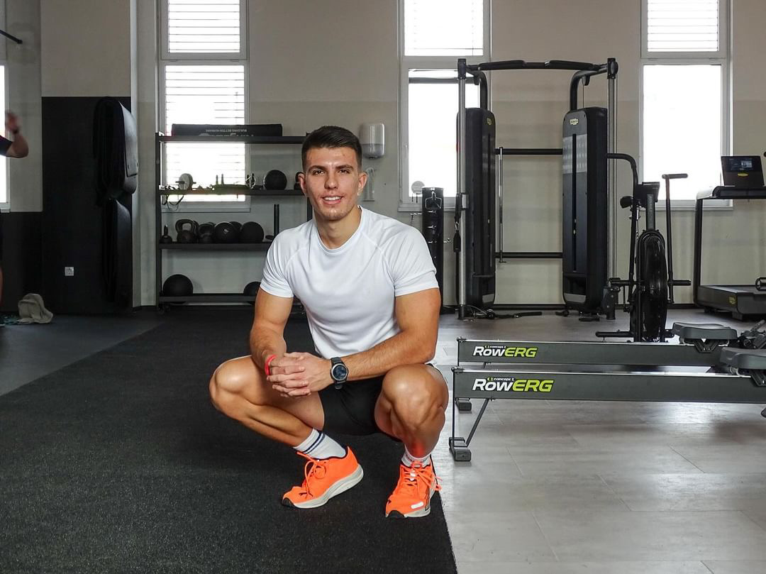 Darko Vojinović v vadbenem prostoru